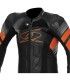 Lether suit 1 piece Spyke Estoril race black orange