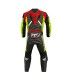 Berik GP Race yellow red leather suit