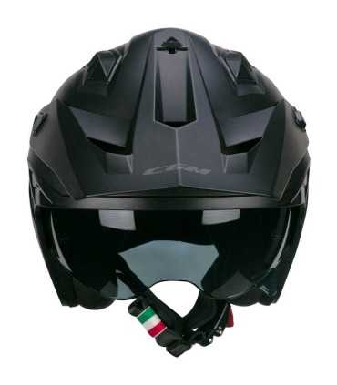 Casque jet CGM 155A Rush noir matt