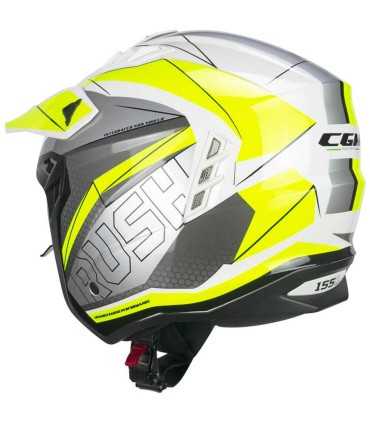 Casco jet CGM 155G Rush Dual giallo