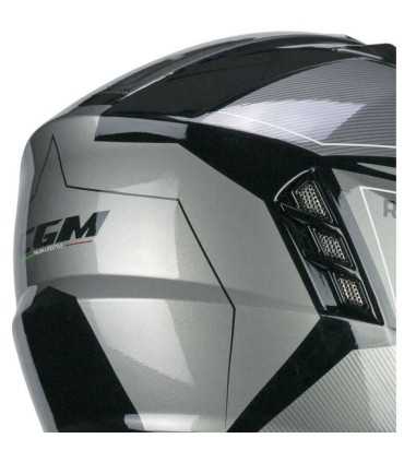 Casque jet CGM 155S Rush Race gris