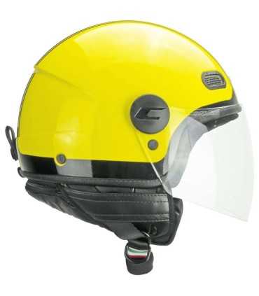 Casco jet Cgm Globo Sport giallo