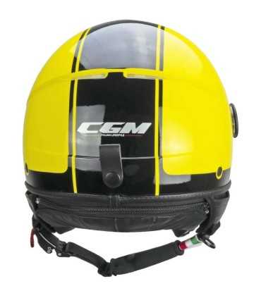 Casco jet Cgm Globo Sport giallo