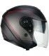 Casco moto Jet Cgm 160 G Jad Ride rosso opaco