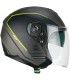 Casque moto Jet Cgm 160 G Jad Ride jaune matt