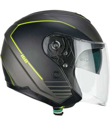 Casco moto Jet Cgm 160 G Jad Ride giallo opaco