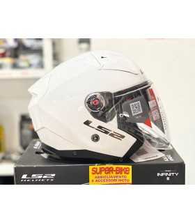 Casco jet LS2 OF603 Infinity 2 bianco