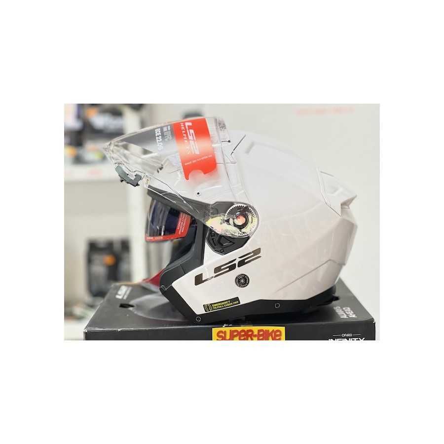 Casco jet LS2 OF603 Infinity 2 bianco