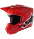 Casco motocross Alpinestars SM5 Corp rosso