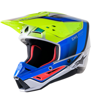 Casque motocross Alpinestars SM5 Sail jaune