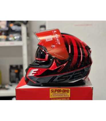 Casco LS2 FF320 Stream Evo Shadow rosso