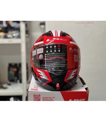 Casco LS2 FF320 Stream Evo Shadow rosso