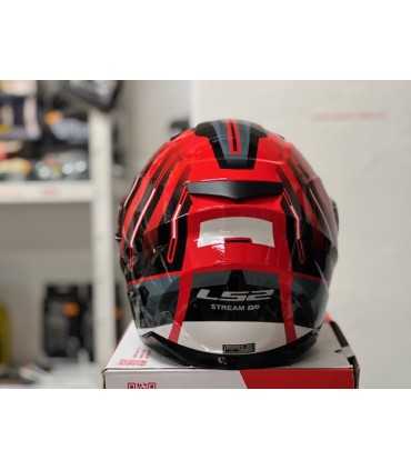 Casco LS2 FF320 Stream Evo Shadow rosso