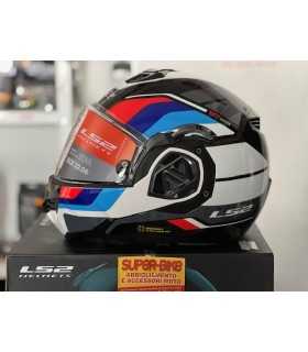 Casque modulaire LS2 FF906 Advant Sport bleu rouge