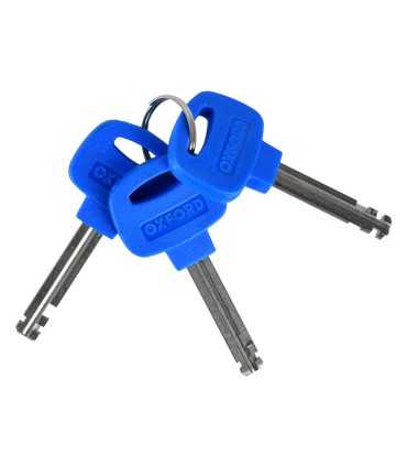 OXFORD Barrier Armoured Cable Lock - 1.4mx25mm nero