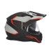 Casco crosstourer Acerbis Reactive nero rosso