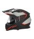 Acerbis Reactive schwarz rot Motorradhelm