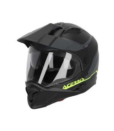 Acerbis Reactive schwarz grau Motorradhelm