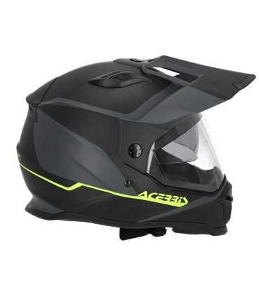 Casco Moto Acerbis Reactive nero grigio