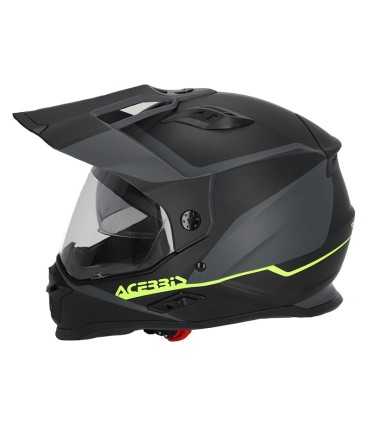 Acerbis Reactive schwarz grau Motorradhelm