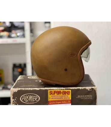 Casco jet Premier Vintage Evo Bos Bm Marrone