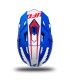 Casco cross UFO Echus bianco blu