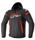 Motorradjacke Alpinestars Zaca wp schwarz rot