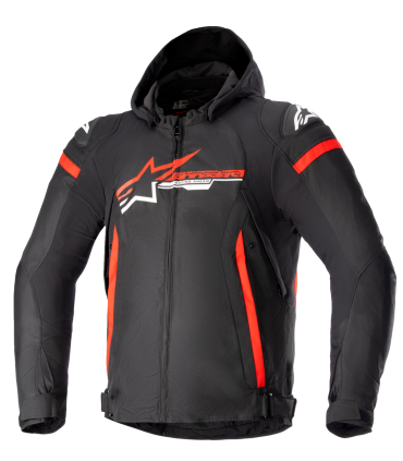 Giacca moto Alpinestars Zaca wp nera rossa