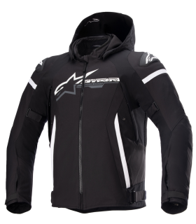 Giacca moto Alpinestars Zaca wp nera bianca