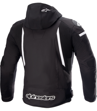 Giacca moto Alpinestars Zaca wp nera bianca