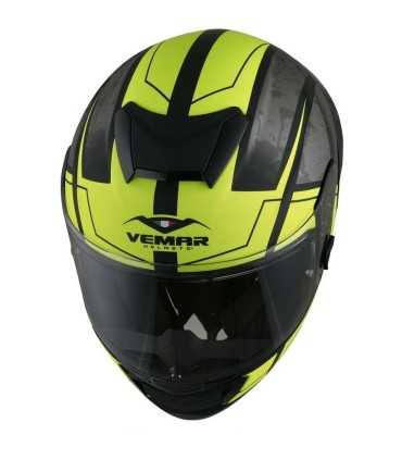 CAsque Vemar Hurricane Racing Claw jaune