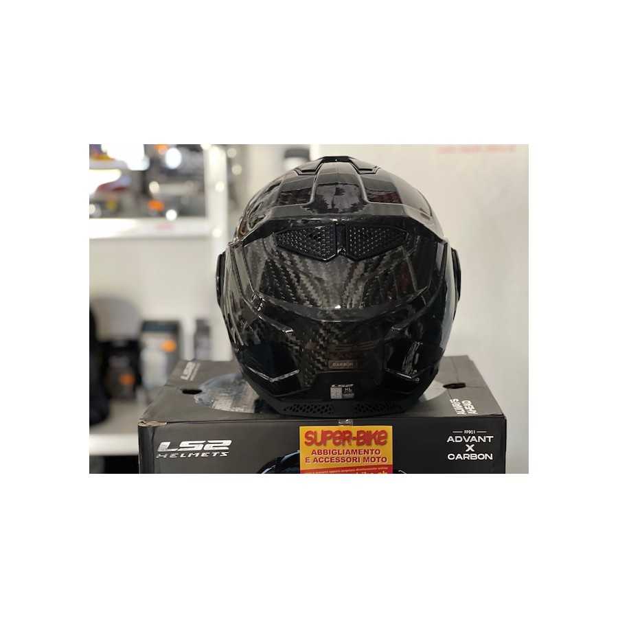 Casco Moto LS2 Advant X White FF901 pronto per l'invio