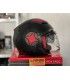 Casco jet Cgm ILLINOIS Sport nero rosso opaco