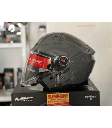 Casco jet LS2 OF603 Infinity 2 grigio nardo