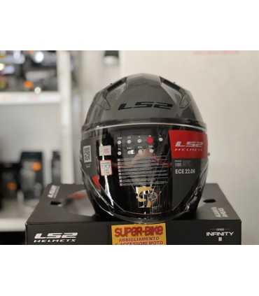 Casque jet LS2 OF603 Infinity 2 gris nardo