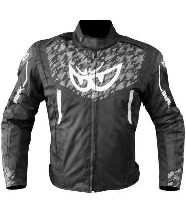 Giacca moto Berik Supersonic camo 2 grigio