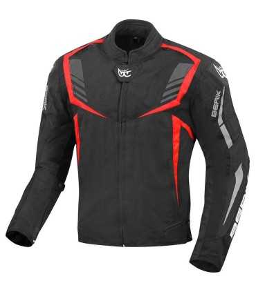 Veste moto Berik 2.0 NJ-183330 CE noir rouge