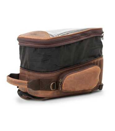 LONGRIDE HERITAGE WAXED CANVAS TANK BAG marron