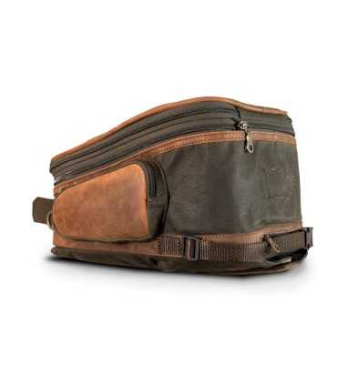 LONGRIDE HERITAGE WAXED CANVAS TANK BAG kaki