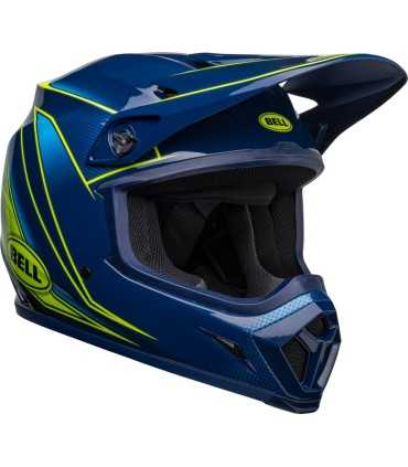 Casco Cross Bell MX-9 Mips Zone Navy/Retina