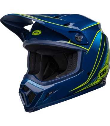 Casco Cross Bell MX-9 Mips Zone Navy/Retina