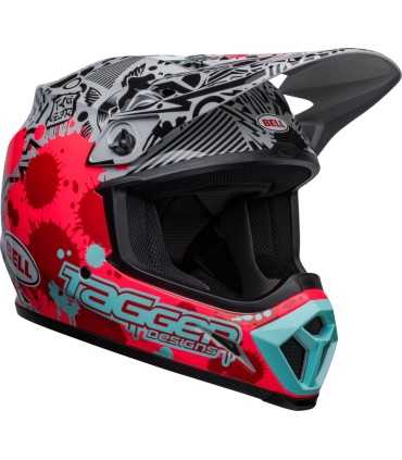 Casco Cross Bell MX-9 Mips Tagger Splatter