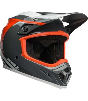 Casque motocross Bell MX-9 Mips Dart Charcoal/Orange