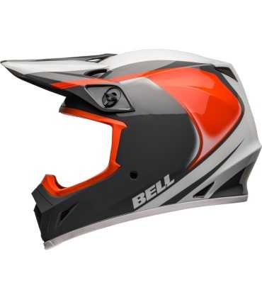 Casque motocross Bell MX-9 Mips Dart Charcoal/Orange