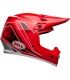 Casco Cross Bell MX-9 Mips Zone rosso