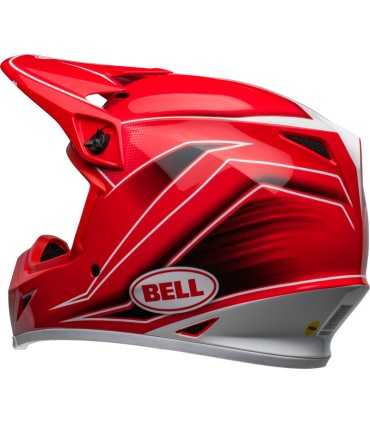 Casco Cross Bell MX-9 Mips Zone rosso