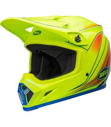 Casco Cross Bell MX-9 Mips Zone giallo