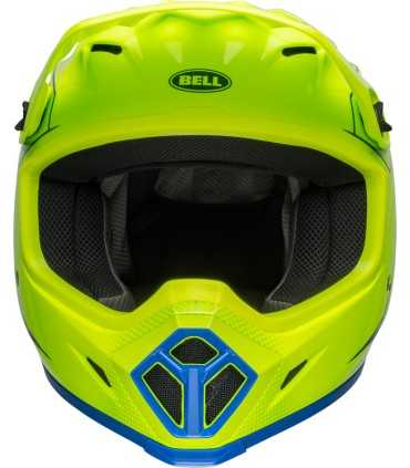 Casco Cross Bell MX-9 Mips Zone giallo