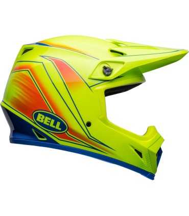 Casque motocross Bell MX-9 Mips Zone jaune