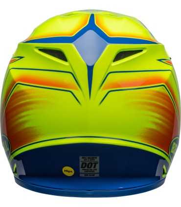 Casco Cross Bell MX-9 Mips Zone giallo